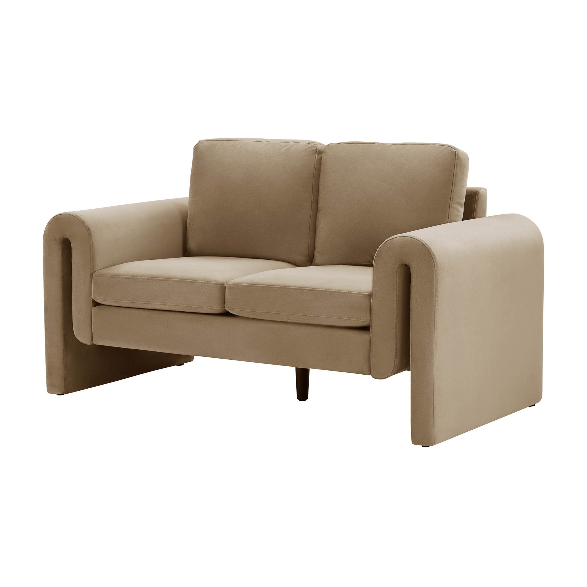 Compact 2 Seater Sofa - Latte – Petite in size but full of style, the 2-Seater Compact is ideal for smaller spaces in need of big comfort