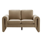 Compact 2 Seater Sofa - Latte – Petite in size but full of style, the 2-Seater Compact is ideal for smaller spaces in need of big comfort