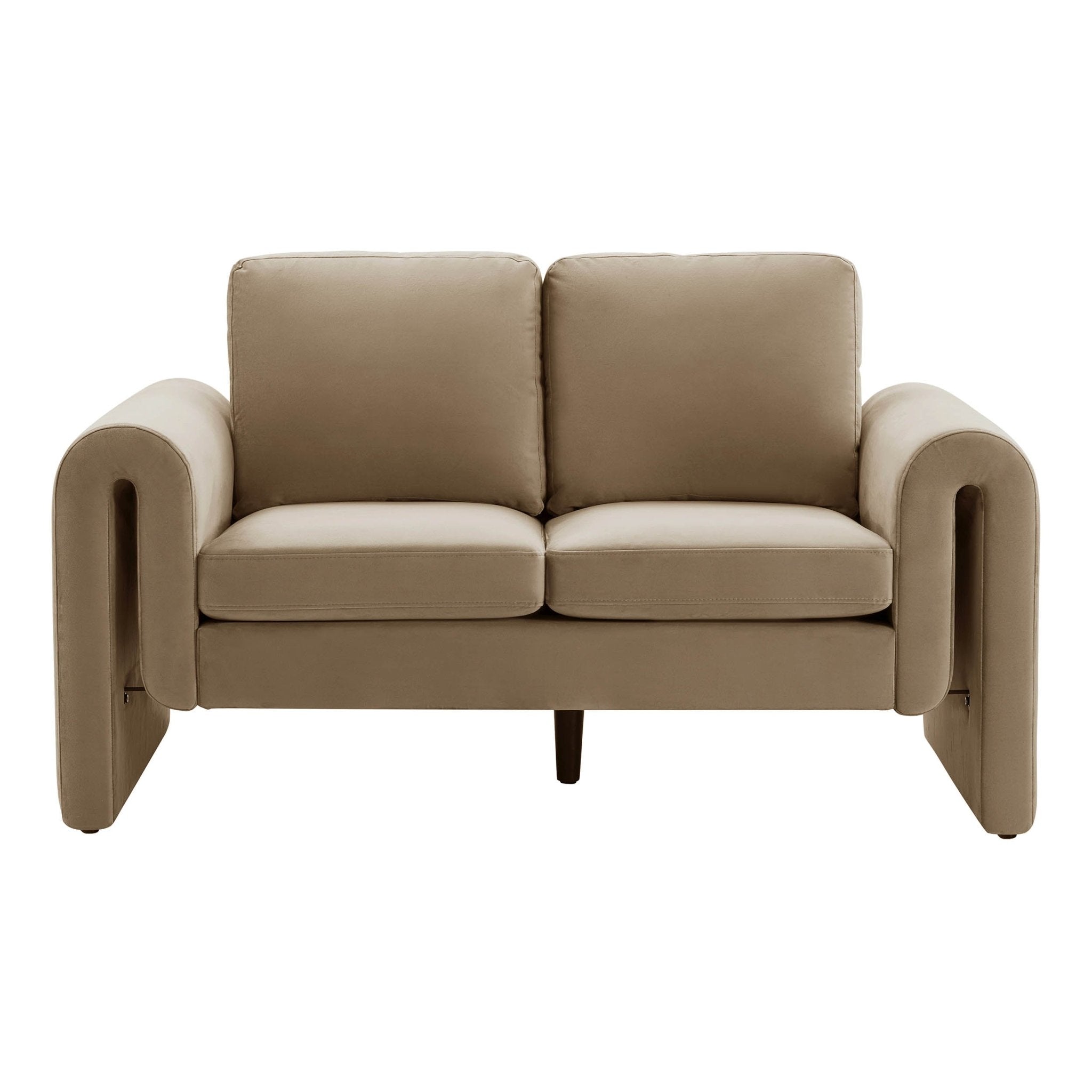 Compact 2 Seater Sofa - Latte – Petite in size but full of style, the 2-Seater Compact is ideal for smaller spaces in need of big comfort