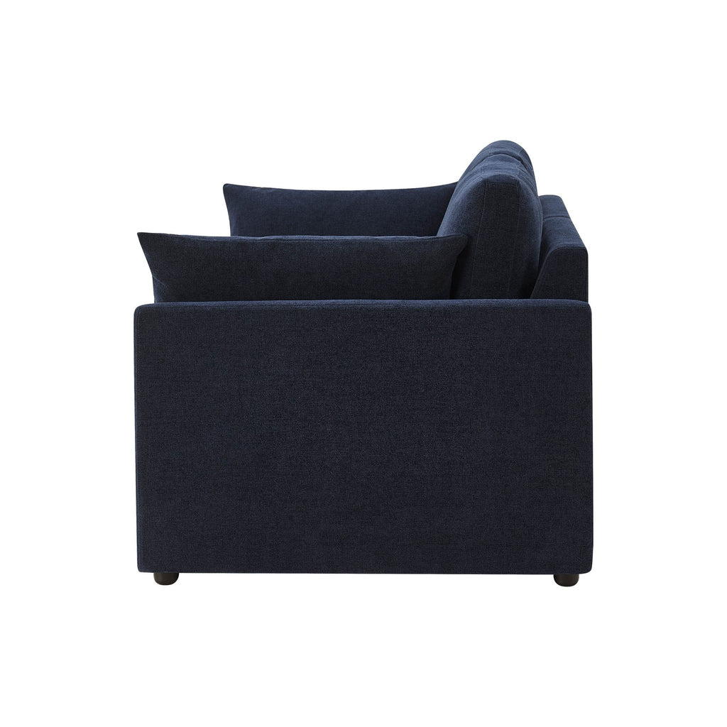 2 Seater Sofa - Chenille Navy – Elegant proportions, soft fabric, and effortlessly stylish, meet the 2-Seater