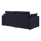 2 Seater Sofa - Chenille Navy – Elegant proportions, soft fabric, and effortlessly stylish, meet the 2-Seater
