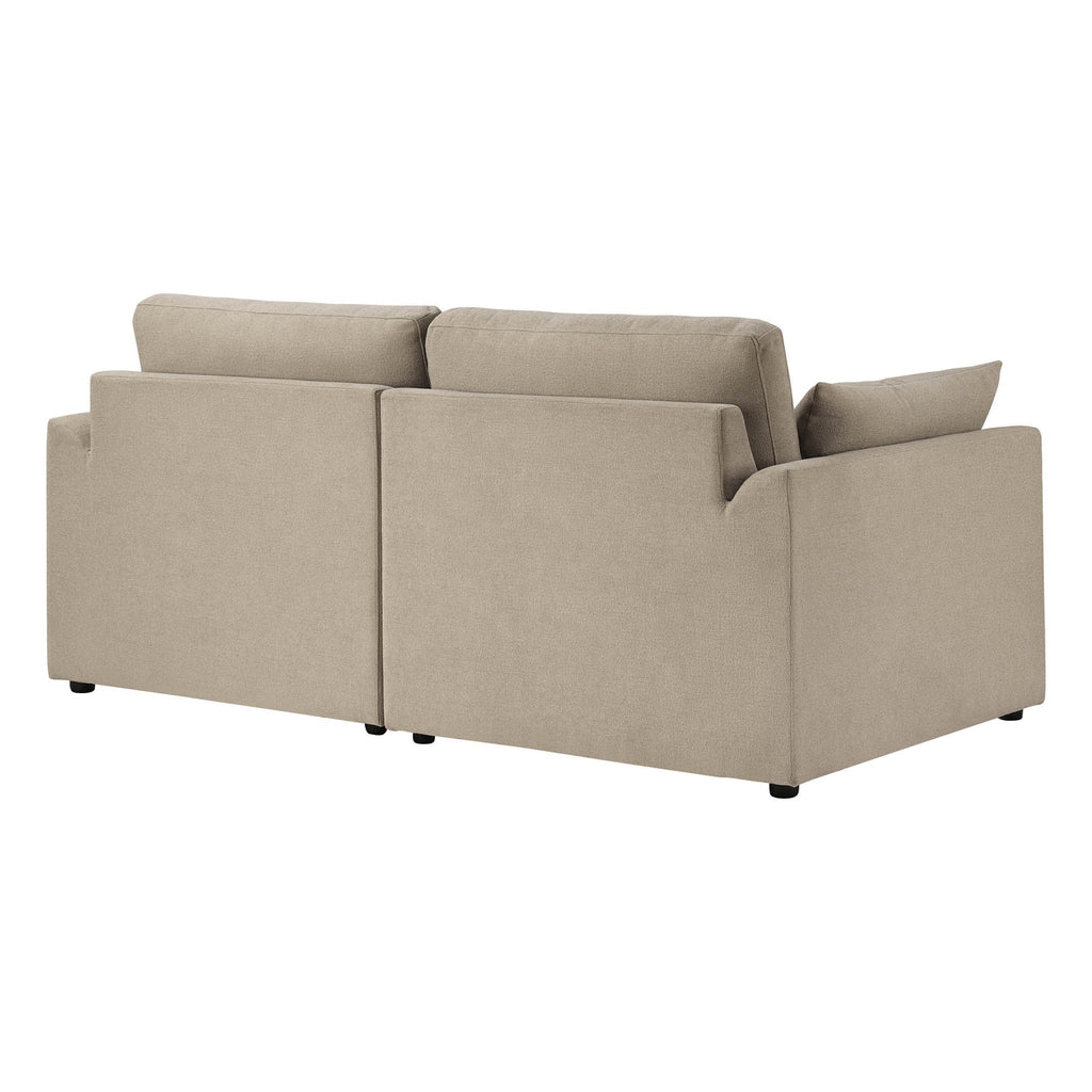 2 Seater Sofa - Chenille Oatmeal – Elegant proportions, soft fabric, and effortlessly stylish, meet the 2-Seater