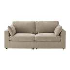 2 Seater Sofa - Chenille Oatmeal – Elegant proportions, soft fabric, and effortlessly stylish, meet the 2-Seater