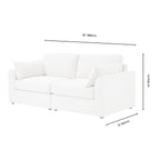 2 Seater Sofa - Chenille Navy – Elegant proportions, soft fabric, and effortlessly stylish, meet the 2-Seater