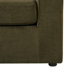 2 Seater Sofa - Chenille Olive – Elegant proportions, soft fabric, and effortlessly stylish, meet the 2-Seater