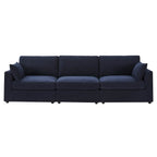 3 Seater Sofa - Chenille Navy – For those who love to stretch out or share the space, the 3-Seater offers room to lounge in laid-back style