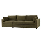 3 Seater Sofa - Chenille Olive – For those who love to stretch out or share the space, the 3-Seater offers room to lounge in laid-back style
