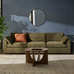 3 Seater Sofa - Chenille Olive – For those who love to stretch out or share the space, the 3-Seater offers room to lounge in laid-back style