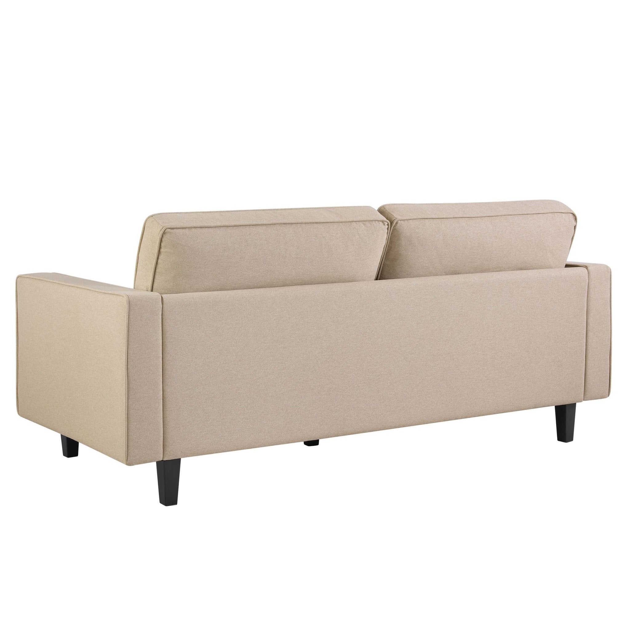 3 Seater Sofa - Oatmeal – Whatever your signature style, relax and unwind with the cosy oatmeal linen 3 seater sofa
