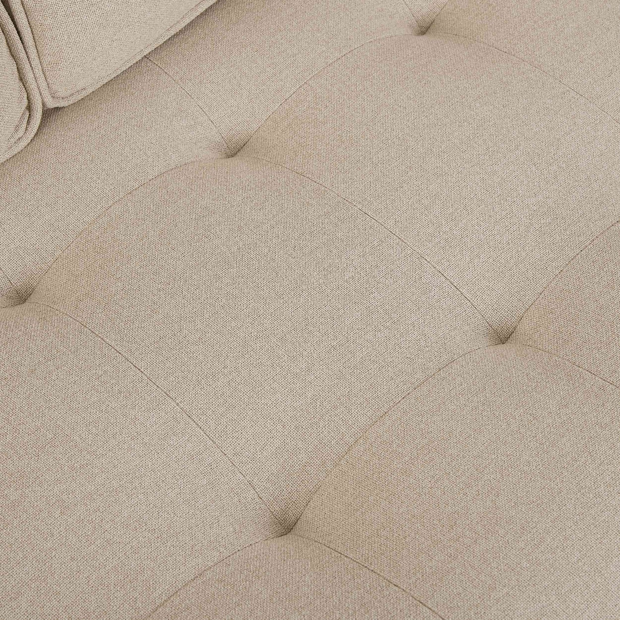 3 Seater Sofa - Oatmeal – Whatever your signature style, relax and unwind with the cosy oatmeal linen 3 seater sofa