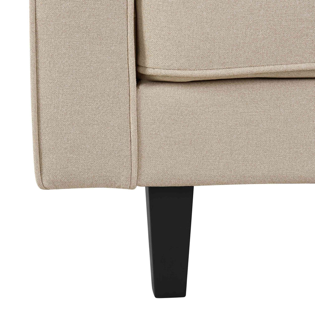 3 Seater Sofa - Oatmeal – Whatever your signature style, relax and unwind with the cosy oatmeal linen 3 seater sofa
