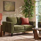 Lover sofa - Chenille olive green - a perfect blend of classic style and exquisite comfort, bringing you a comfortable experience.