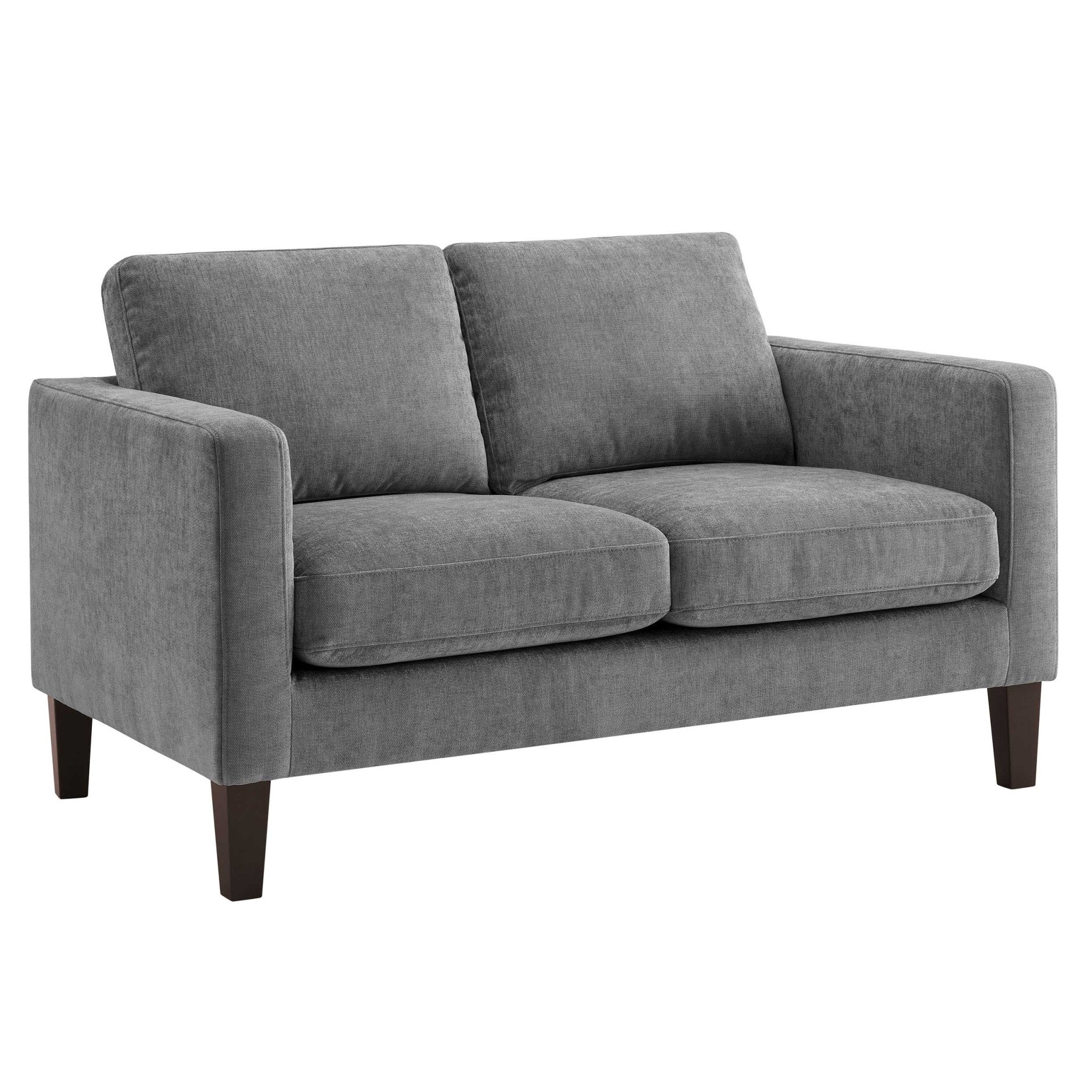 Compact 2 Seater Sofa - Grey – In a beautifully versatile shade, our Compact 2 Seater offers all the style and comfort of the classic design, perfectly proportioned for smaller spaces