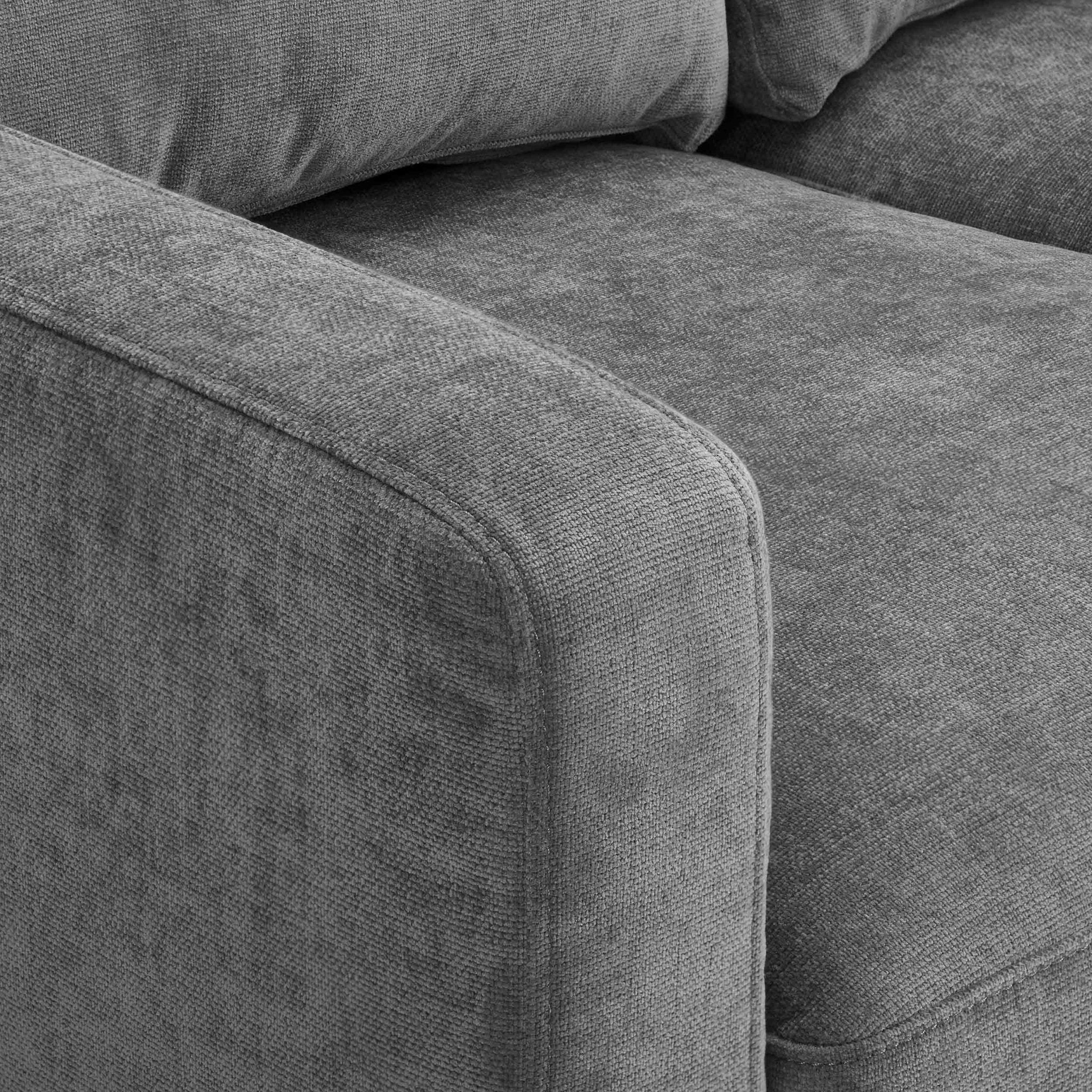 Compact 2 Seater Sofa - Grey – In a beautifully versatile shade, our Compact 2 Seater offers all the style and comfort of the classic design, perfectly proportioned for smaller spaces