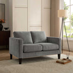 Compact 2 Seater Sofa - Grey – In a beautifully versatile shade, our Compact 2 Seater offers all the style and comfort of the classic design, perfectly proportioned for smaller spaces