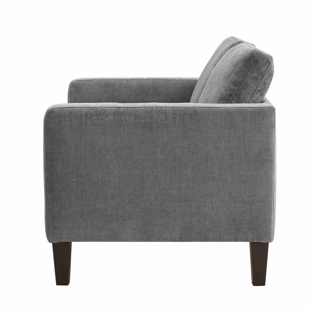 Compact 2 Seater Sofa - Grey – In a beautifully versatile shade, our Compact 2 Seater offers all the style and comfort of the classic design, perfectly proportioned for smaller spaces