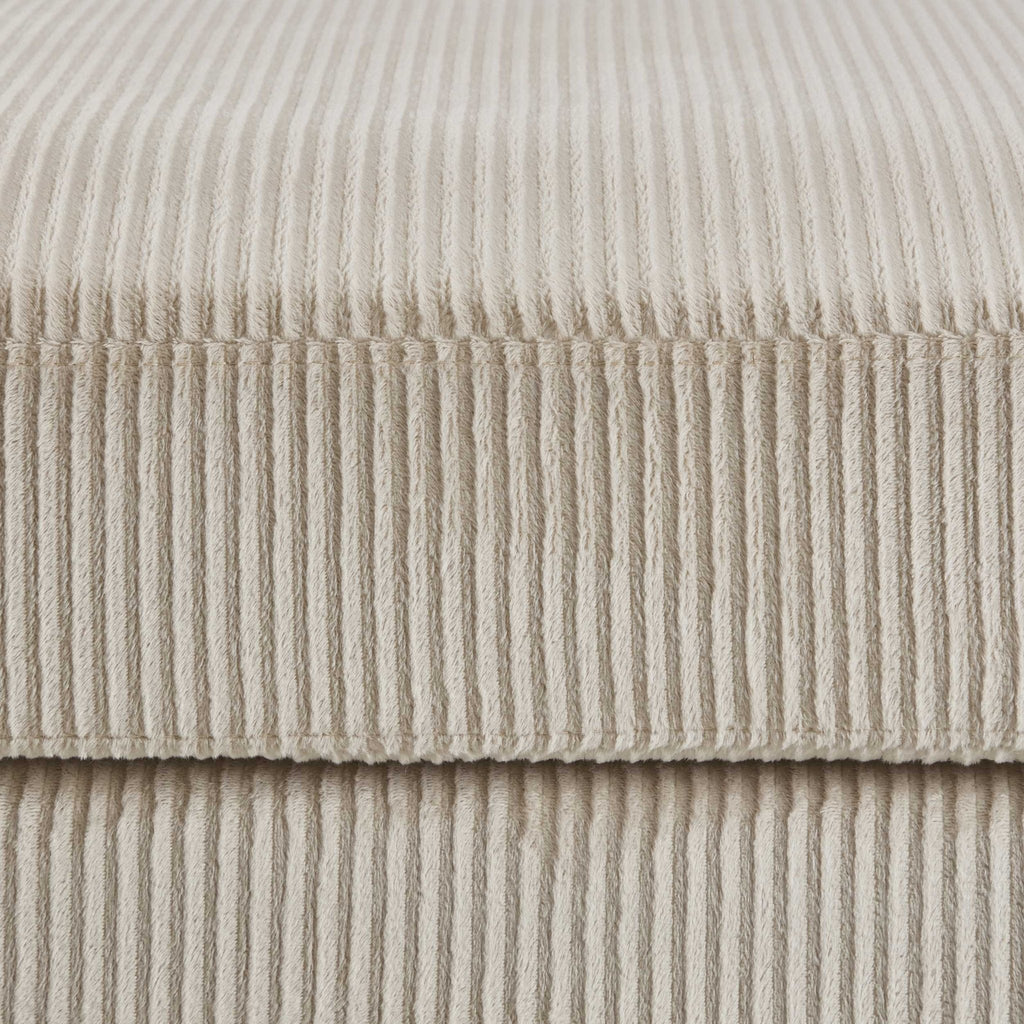 2 Seater Sofa - Rib Ecru – With its streamlined shape and soft woven texture, the 2-Seater is a refined yet relaxed choice for living