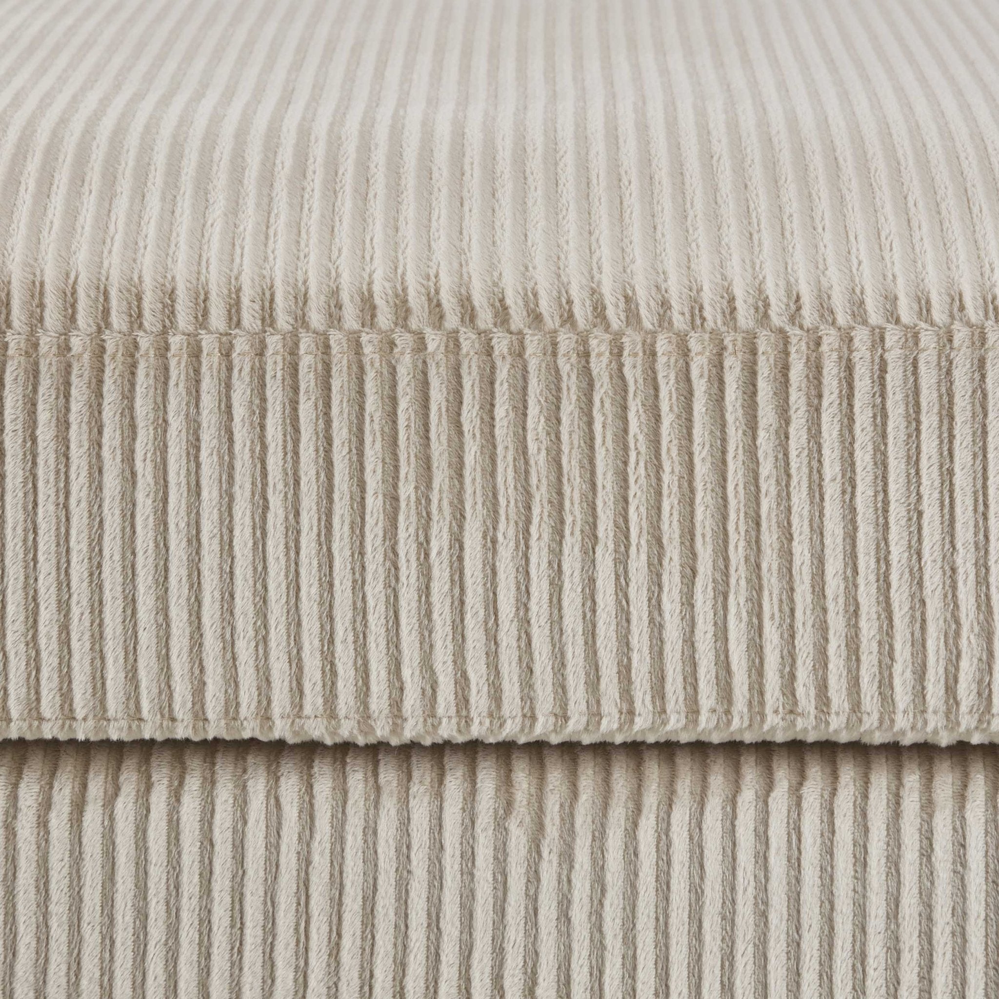 2 Seater Sofa - Rib Ecru – With its streamlined shape and soft woven texture, the 2-Seater is a refined yet relaxed choice for living